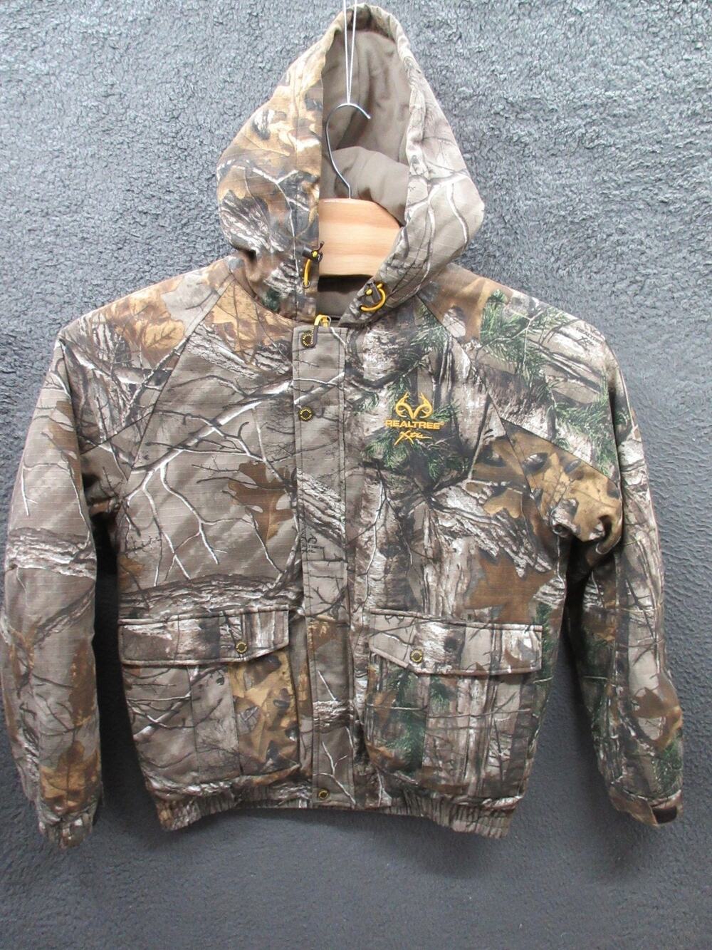 Realtree Hunting Jacket Mens Size Medium Camo RT Xtra Style TKF M1387RT Hooded
